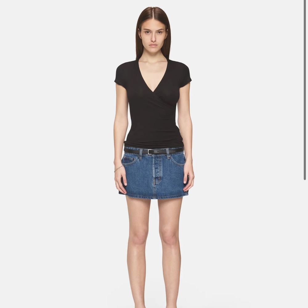 Eb denim Cherry mini skirt